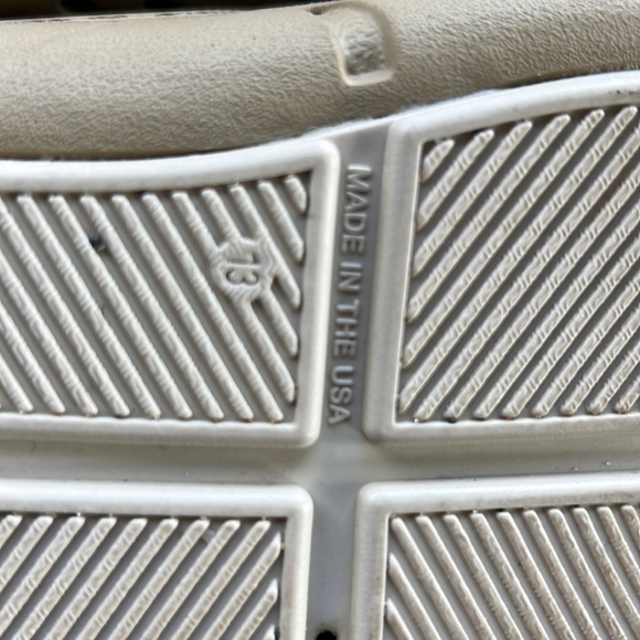 Tucket Giller Khaki & Vanilla Deck Boat Driver Shoes Size 13 Excellent Condition - Picture 7 of 10